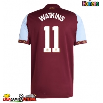 Camisa de Futebol Aston Villa Ollie Watkins #11 Equipamento Principal 2025-26 Manga Curta